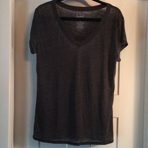 First Love women’s size XXL t-shirt v-neck gray